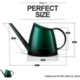 thumbnail image 1 of Indoor Watering Can for House Bonsai Plants Garden Flower Long Spout 40oz 1.4L 1/3 Gallon Small Modern Translucent Green, 1 of 4
