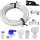 thumbnail image 1 of Manguera de suministro de agua universal de 15 metros, kit de conector de manguera de refrigerador de 1/4, tubo de filtro, piezas y accesorios para refrigeradores europeos/americanos, 1 of 5