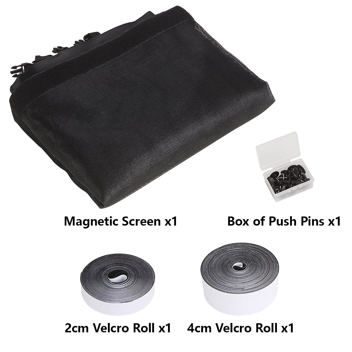 Butizone Garage Door Screen for 1 Car Garage Doors, 16x7FT Reinforced Fiberglass Magnetic Single Garage Screen Door with High Energy Magnets