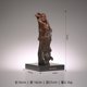 thumbnail image 2 of Dieciocho discípulos de la escultura de Buda Arte budista Raíz tallada Estatua de latón Salón de Bud Tomshoo Escultura Arhat, 2 of 3