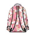 thumbnail image 3 of Pink Cow Pattern Backpack for School,Cute School Bag,Schoolbag with Adjustable Shoulder Straps & Padded Back,15.3"x11"x7.1".﻿, 3 of 6