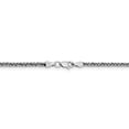 thumbnail image 4 of 14k White Gold 2.35mm Semi-solid 3-Wire Wheat Chain (Weight: 3.31 Grams, Length: 16 Inches), 4 of 4