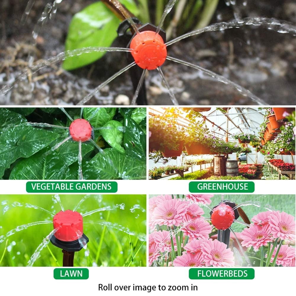 Buy Flantor Drip Irrigation Tubing 100ft 1/4 inch Drip Irrigation