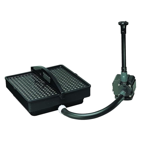 Manufacturing, Inc. Pondmaster Garden Pond Filter and Pump Kit, PMK 1350, Black, 02213