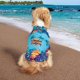 thumbnail image 4 of Camisa Para Perros Ropa De Verano Para Mascotas Camisa De Playa Transpirable De Poliéster Para Perros Estampado Tropical Camisa Ligera Para Perros Para Interior Y Exterior, 4 of 6