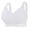 White, variant on Front Closure Bra for Women Posture Bras for Women Breathable Bras Soft Comfort Front Open Bra Back Support Bra Wireless Bras for Women Posture Support Bra Full Coverage Front Bra
