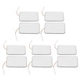 thumbnail image 4 of Almohadilla de electrodo para máquina TENS, almohadilla de electrodo rectangular de 10 piezas Almohadilla de electrodo de parche de electrodo rectangular Eleve su experiencia, 4 of 9