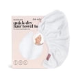 thumbnail image 2 of Toalla de pelo Kitsch, superabsorbente, de microfibra, color blanco, 2 of 8
