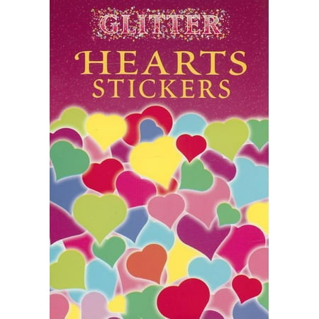 Glitter: Glitter Hearts Stickers (Paperback)