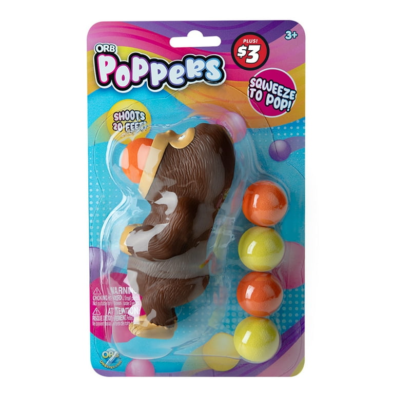 ORB Curiosities Pop-Petz Ultra Zoo 2 Pack - Gorilla and Tiger Ball