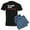 With Blue Strpe Pant, variant on CafePress - I'll Sleep After Tax Season Men's Dark Pajamas - Men's Dark Loose Fit Cotton Pajama Set