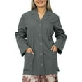 thumbnail image 4 of Panda Uniform by HeedFit Women's 32" Medical Lab Coat, Snap Front, Notched Lapel, 11XL, Grey, 4 of 6