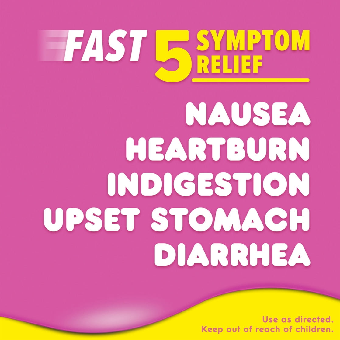 Pepto Bismol Chews, Chewable Indigestion and Anti-Diarrhea Stomach Relief, Berry Mint, 24 Count
