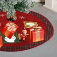 thumbnail image 5 of Dongrere Christmas Tree Skirt - 35.4 Inch Washable for Indoor/Outdoor Use Wedding & Holiday Decor Lightweight Festive Rug for Christmas Gifts, 5 of 6