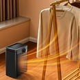thumbnail image 5 of Vertical Space Heater, 1200W Portable Electric Heater with 3 Heat Settings, Quiet Personal Heater with Tip-Over & Overheat Protection for Office Room Home Bedroom Use, 5 of 9