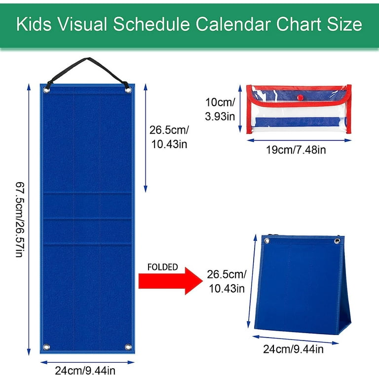 Enfants Visual Schedule 2 En 1 Autism Chore Routine C avec 70 S Autisme  Matériel d’apprentissage Enfants Visual Behavi Tool Plr