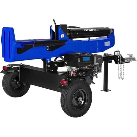 ANLIBATT 40-T Gas Log Splitter Full Beam, Horizontal/Vertical Auto Return Wood Splittert, with Towing Connections
