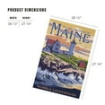thumbnail image 5 of Lantern Press 1000 Piece Jigsaw Puzzle, York, Maine, Nubble Lighthouse, The Way Life Should Be, 5 of 5