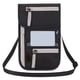 thumbnail image 1 of Hanging Neck Passport Bag Nylon Passport Credit ID Card Bag Secure Badge Holder Black, 1 of 3