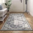 thumbnail image 2 of HOME Alfombra, Alfombra Antideslizante 92 x 153 cm para Dormitorio, Estilo Vintage, Lavable a Máquina, Gris Paloma, 2 of 9
