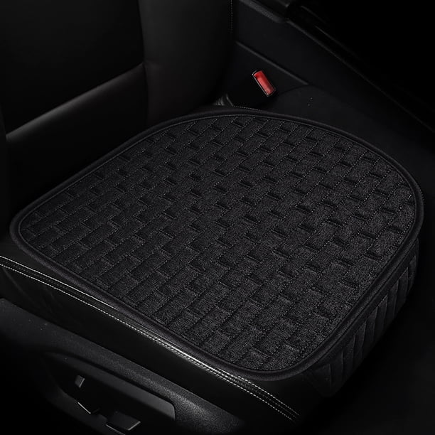 Cojín para asiento de coche, protector de asiento de coche, fundas para asientos delanteros de coche, antideslizante, transpirable, universal.