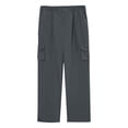 thumbnail image 6 of Guluxicc Golf Pants for Men Elastic Waist Trousers with Multi Pockets Classic Fit Smart Casual Pants, 6 of 9