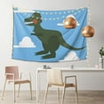 thumbnail image 2 of ZICANCN Funny Tapestry for Bedroom Aesthetic,Cartoon Tyrannosaurus Predator Pattern Wall Tapestry for Living Room 60x40 Inches, 2 of 8