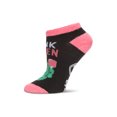 thumbnail image 4 of MeMoi Women's Great Minds Dink Alike Low Cut Socks - Womens - Female, 9-11, Black, 4 of 4