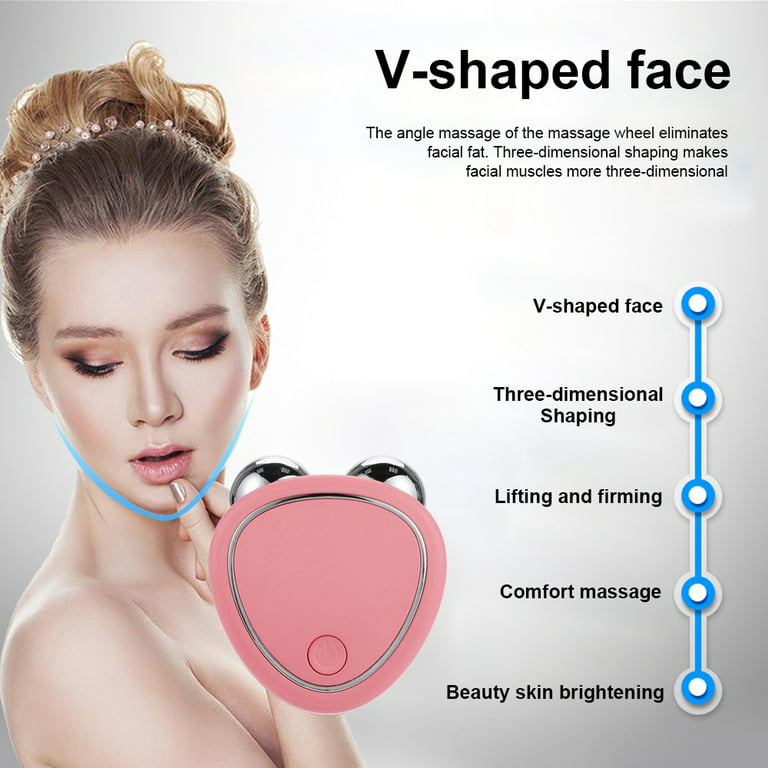 Facial Massager Microcurrent Face Lift Machine Roller Skin ...
