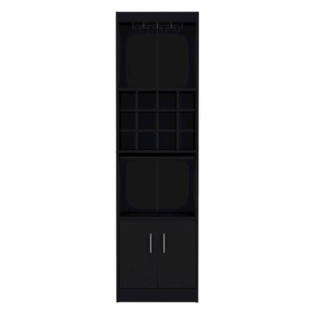 We Have Furniture Bar Cabinet Fulton, Living Room, Black