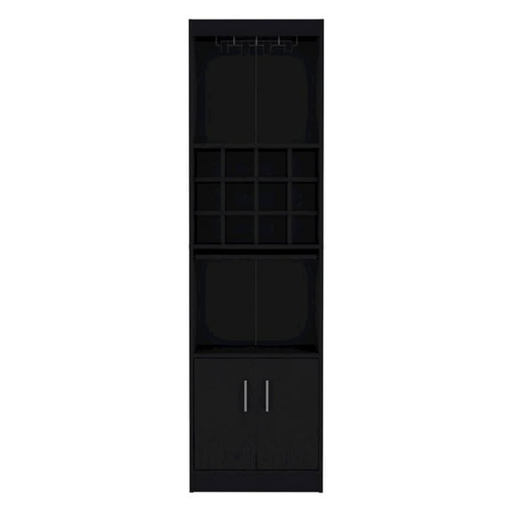 We Have Furniture Bar Cabinet Fulton, Living Room, Black