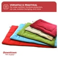 thumbnail image 3 of Downtown Pet Supply Small Soft Fleece Dog Bed with Washable Cover, Blue, 3 of 5