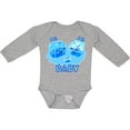 thumbnail image 3 of Inktastic Ice Ice Baby Boys or Girls Long Sleeve Baby Bodysuit, 3 of 5