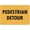 Warning Sign 5, variant on Path Ends Sign 8"x12" - Aluminum Tin Warning for Home Outdoor Garden, Weatherproof Directional Decor for Trail