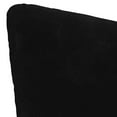 thumbnail image 4 of Jordan Manufacturing 23.5" x 24" Canvas Black Solid Square Tufted Outdoor Deep Seat Chair Back Cushion with Fabric Button, 4 of 8