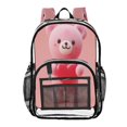 thumbnail image 2 of Iauyy Clear Backpack Heavy Duty PVC Transparent Backpack for College Workplace, Gradual Color Transition, 2 of 8