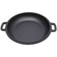 thumbnail image 4 of 2 in 1 Pre-Seasoned Cast Iron Dutch Oven With Dual Handles, Outdoor Camping Deep Pot for Camping Fireplace Cooking BBQ Baking Campfire, 5 Quart.With 1pc Iron Pot Rack., 4 of 10