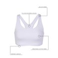 thumbnail image 4 of Leading Lady, The Serena, Racerback Sports Bra, Wireless, Full Coverage Unpadded Cups, Moisture Wicking Cotton, Light Support (Women's & Women's Plus), 4 of 5