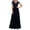 Blue, variant on Lovskoo Wedding Guest Dresses for Women Evening Gown Appear Thin Sleeveless Lace V-Neck Lace Stitching Waist Length Dress Cocktail Dresses 2023 Claret