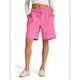 thumbnail image 5 of Pantalones Cortos Holgados con Bolsillos para Mujer, Hasta la Rodilla, para Yoga, Caminar, Hacer Ejercicio, Informales Rosa XXL, 5 of 7