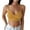 Yellow, variant on Sngxgn Lace Tank Top for Women High Neck Camisoles Double-Layered Crop Top(Grey,One Size)