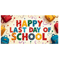 thumbnail image 6 of LUUFILx Happy Last Day of School Backdrop Banner Background Decoration for Classroom Party Supplies Graduation Celebration Photography Props, 6 of 9