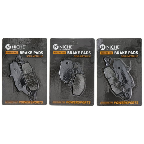 Niche Semi-Metallic Brake Pad Set for Kawasaki Ninja 650 Motorcycle MK1002515