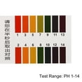 thumbnail image 4 of Uxcell 10Pcs/800 Strips PH 1-14 PH Test Strips with 10Pcs Droppers Blue, 4 of 6