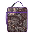 thumbnail image 6 of Paisley Pattern Insulated Lunch Bag – Vintage Bohemian Floral Tote with Elegant Retro Design, Ideal for Work, School, or Picnic, 6 of 6