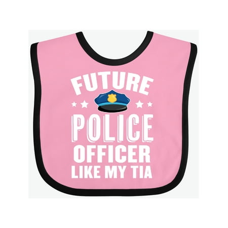 

Inktastic Future Police Officer Like My Tia Gift Baby Boy or Baby Girl Bib