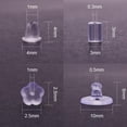 thumbnail image 3 of 1666Pcs Silicone Earring Backs Backings Soft Back Pads Backstops Clutch Stopper Earring Studs Hoops, 3 of 7