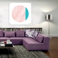 thumbnail image 6 of Epic Art 'Pink Marble Circle II' by Seven Trees Design, Acrylic Glass Wall Art, 36"x36", 6 of 7