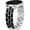 Silver/Black, variant on Wearlizer Metal Bracelet Compatible with Samsung Galaxy Watch 7/6/5/4, Enamel Stainless Steel Strap Women for Galaxy Watch FE/5 Pro/6 Classic/4 Classic/3/Active 2/Active, 20mm