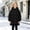 Black, variant on Xdegoge Girls Long Puffer Coat Hooded Quilted Thick Winter Warm Jacket with Buttons and Pockets for Kids Outdoor Snow Heavyweight Outerwear
